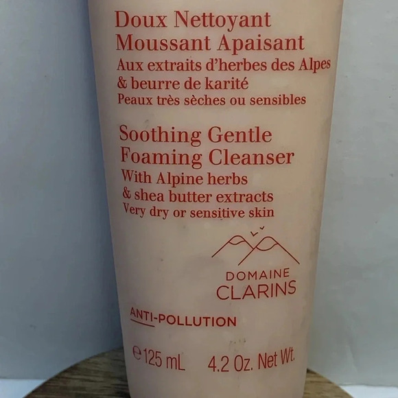 CLARINS Gentle Foaming Cleanser for Dry & Sensitive Skin 4.2 oz New - Picture 4 of 5